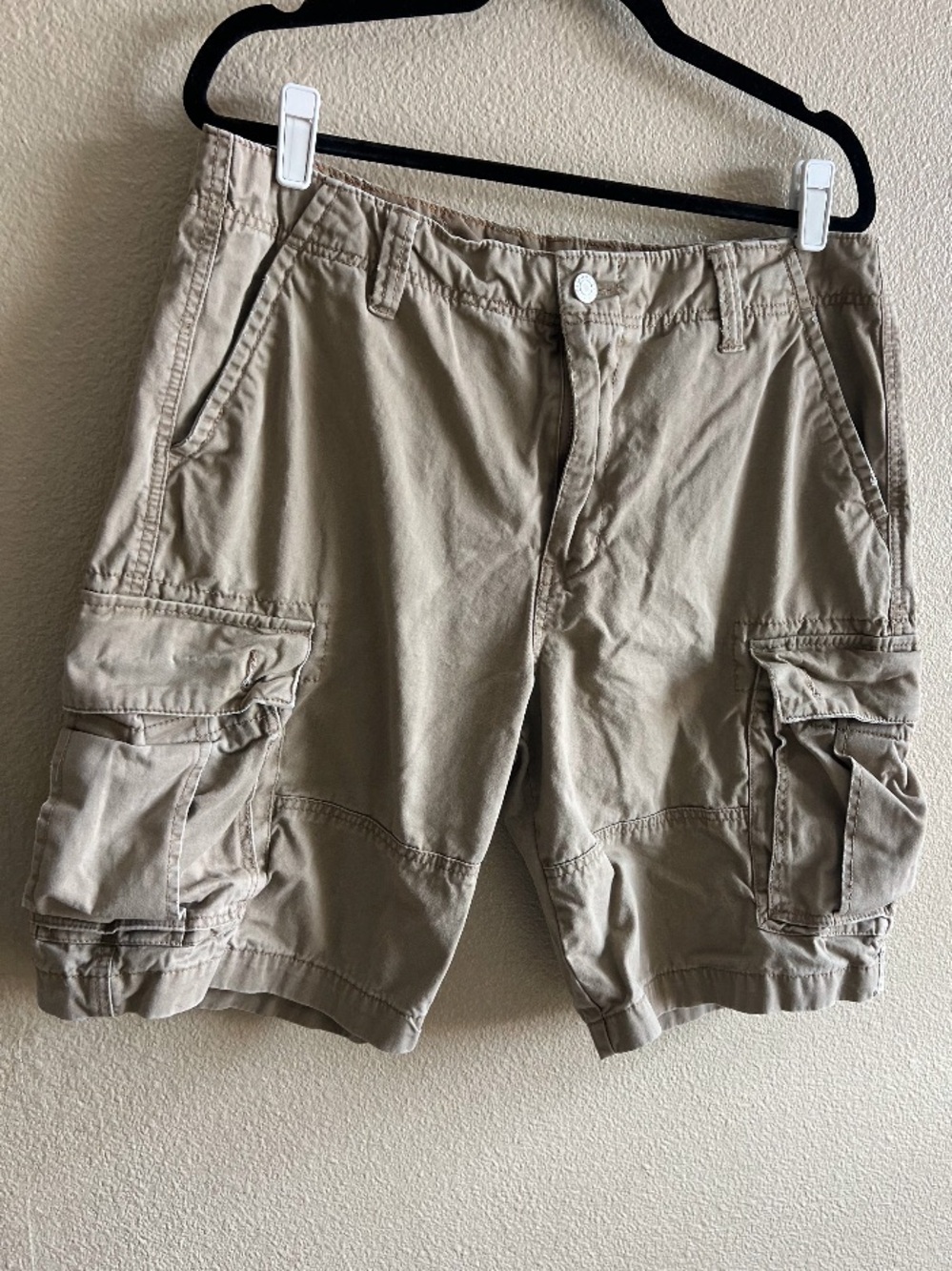 Old navy cargo tan shorts size 36 y2k skater